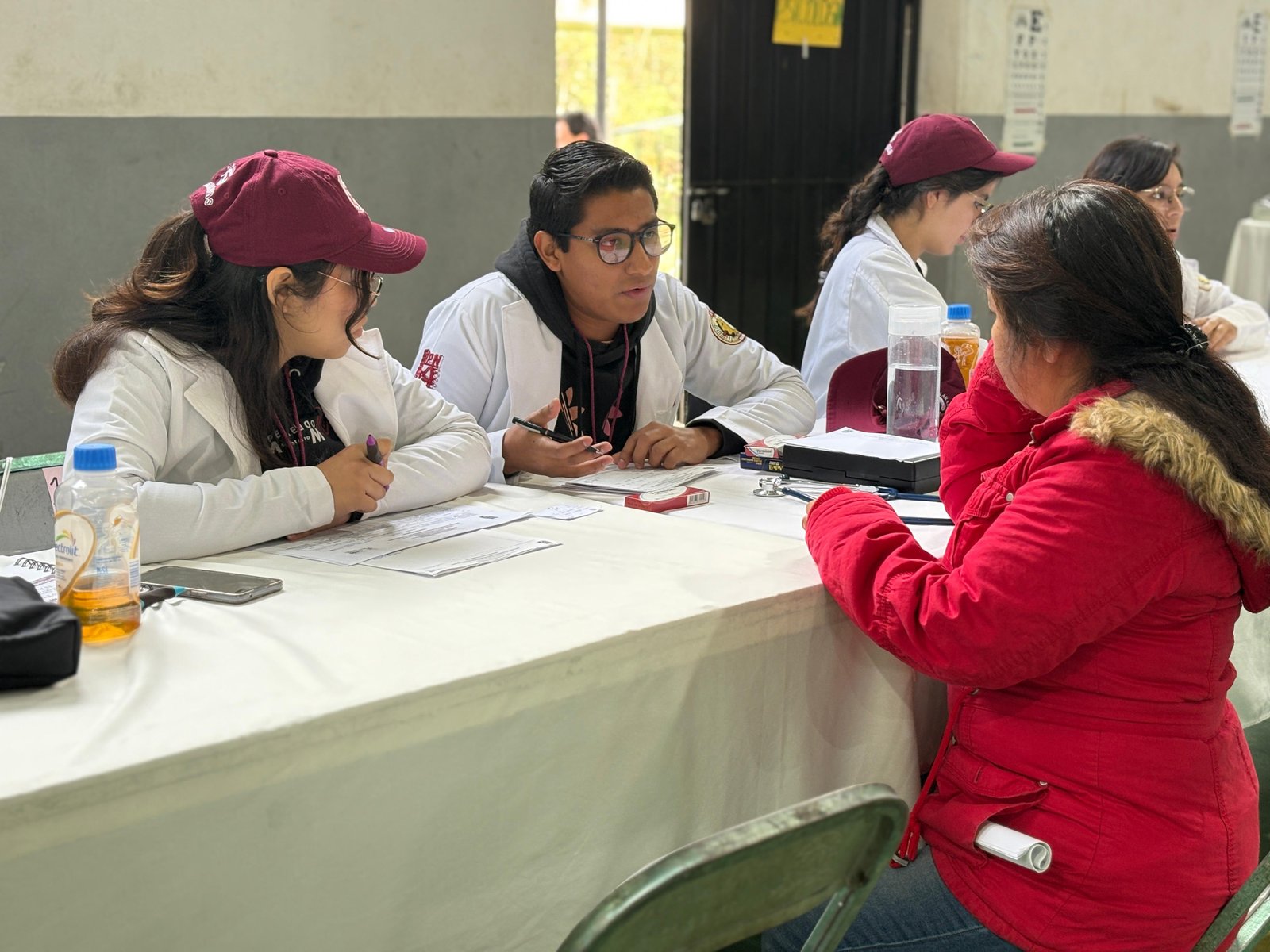 AYUNTAMIENTO DE TEZIUTLÁN Y POLITÉCNICO CONTINÚAN CON JORNADAS DE SALUD EN JUNTAS AUXILIARES.